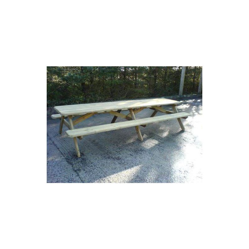 Douglas Fir Double Pub Style Picnic Bench